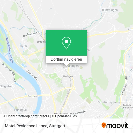 Motel Residence Labee Karte