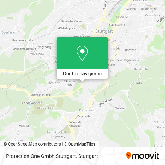 Protection One Gmbh Stuttgart Karte