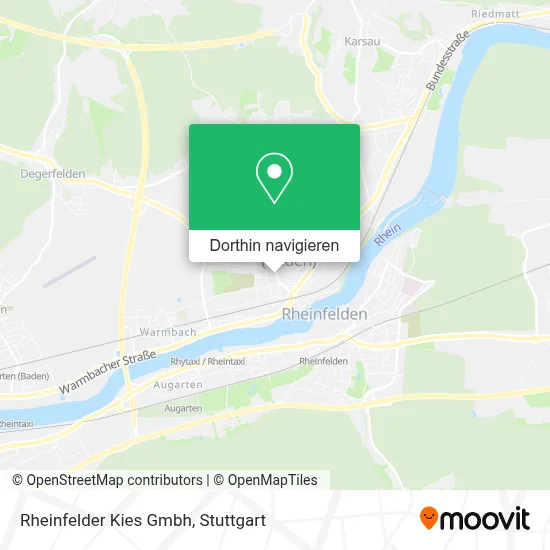 Rheinfelder Kies Gmbh Karte