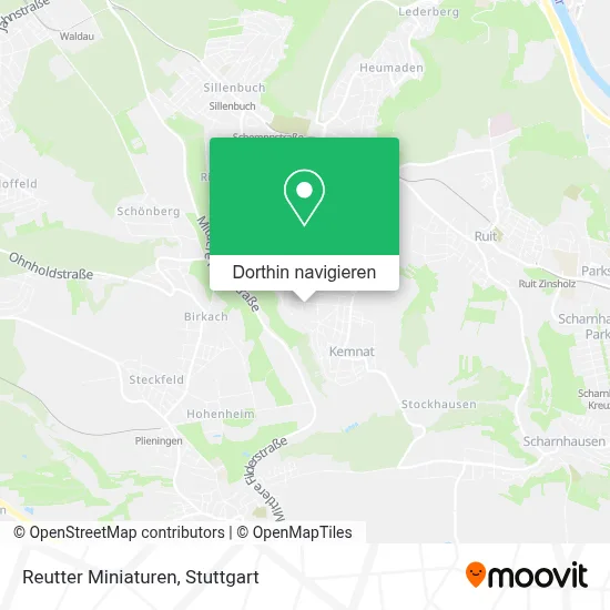 Reutter Miniaturen Karte