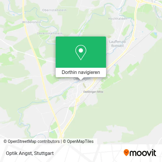 Optik Angst Karte