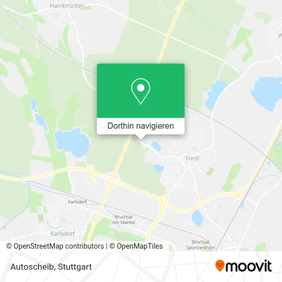 Autoscheib Karte