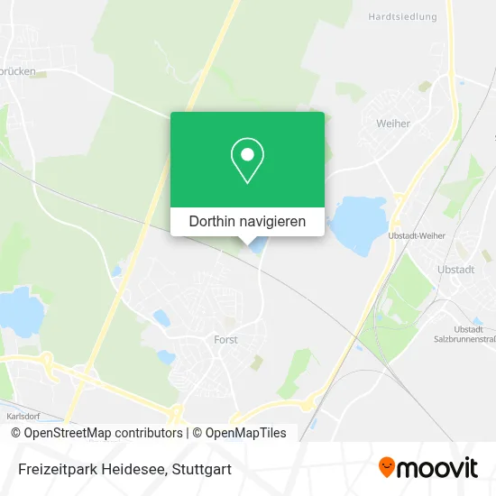 Freizeitpark Heidesee Karte