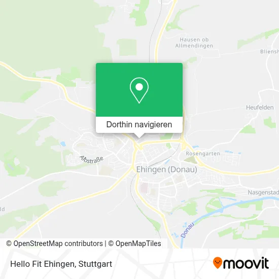 Hello Fit Ehingen Karte