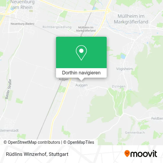 Rüdlins Winzerhof Karte