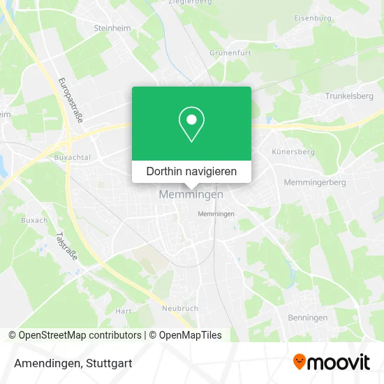 Amendingen Karte