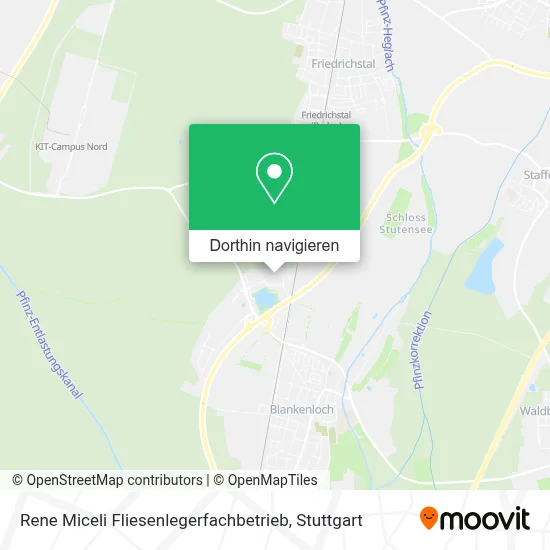 Rene Miceli Fliesenlegerfachbetrieb Karte