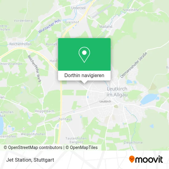 Jet Station Karte