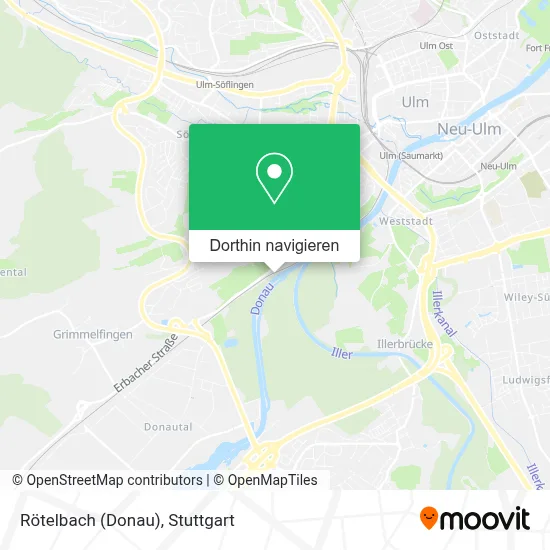 Rötelbach (Donau) Karte