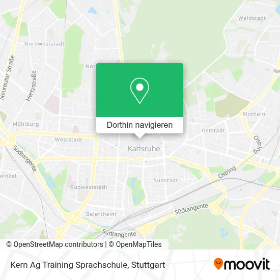 Kern Ag Training Sprachschule Karte