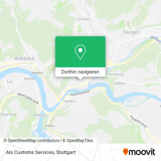 Als Customs Services Karte