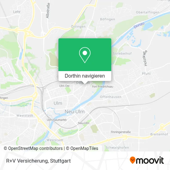 R+V Versicherung Karte