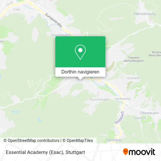 Essential Academy (Esac) Karte