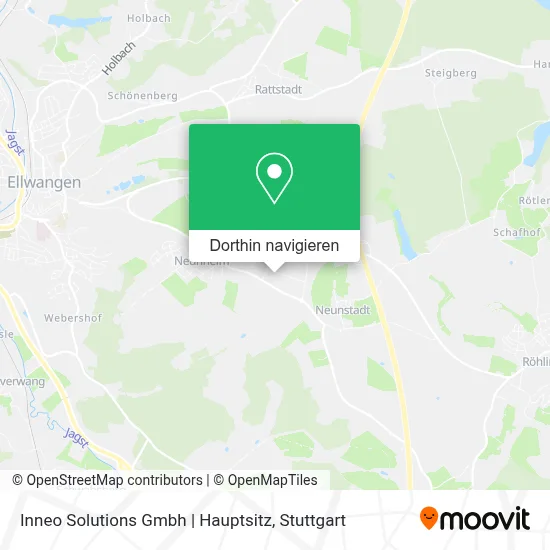 Inneo Solutions Gmbh | Hauptsitz Karte