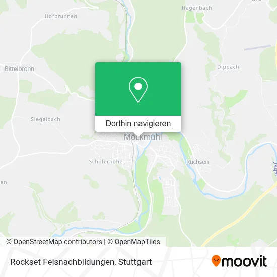 Rockset Felsnachbildungen Karte