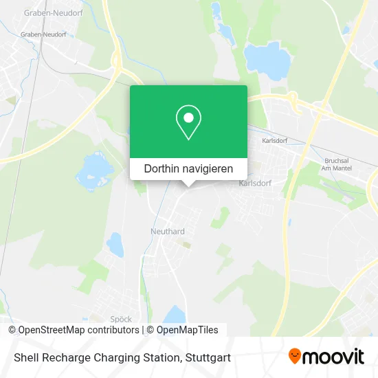 Shell Recharge Charging Station Karte