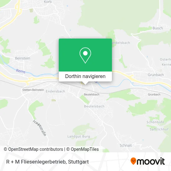 R + M Fliesenlegerbetrieb Karte