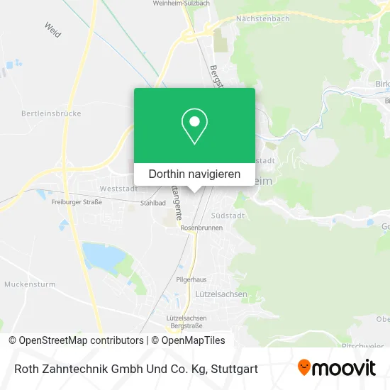 Roth Zahntechnik Gmbh Und Co. Kg Karte
