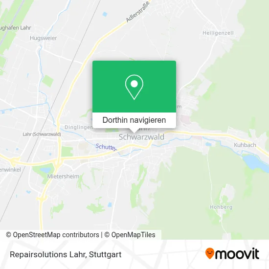 Repairsolutions Lahr Karte