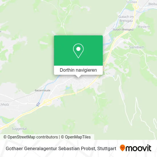 Gothaer Generalagentur Sebastian Probst Karte