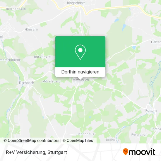 R+V Versicherung Karte