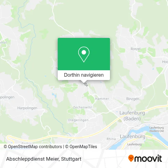 Abschleppdienst Meier Karte