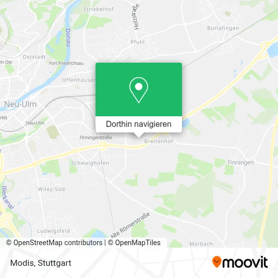 Modis Karte