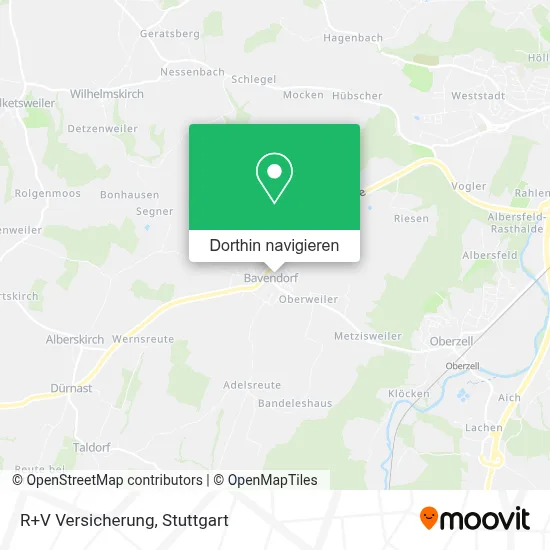 R+V Versicherung Karte