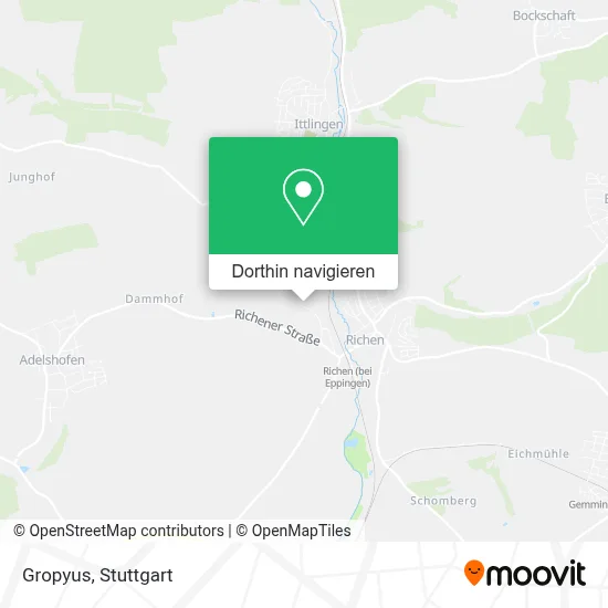 Gropyus Karte