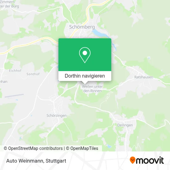 Auto Weinmann Karte