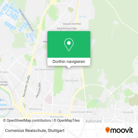 Comenius Realschule Karte