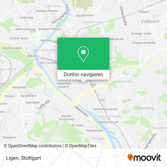 Ligen Karte