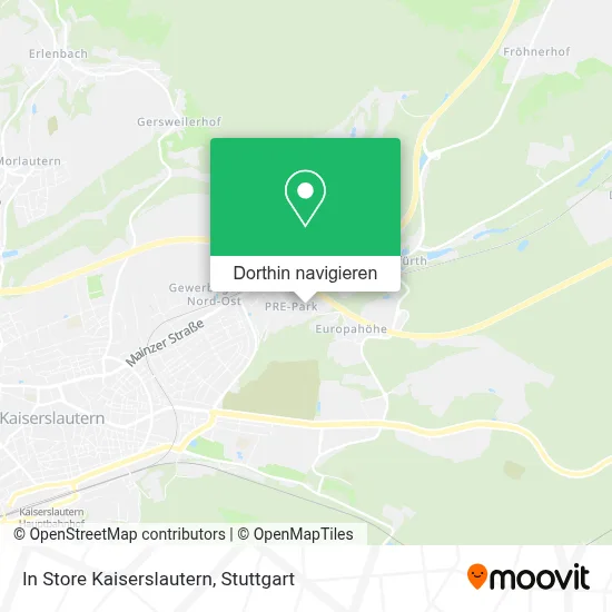 In Store Kaiserslautern Karte