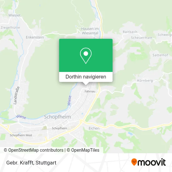 Gebr. Krafft Karte