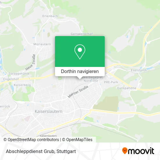 Abschleppdienst Grub Karte