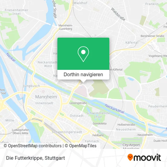 Die Futterkrippe Karte