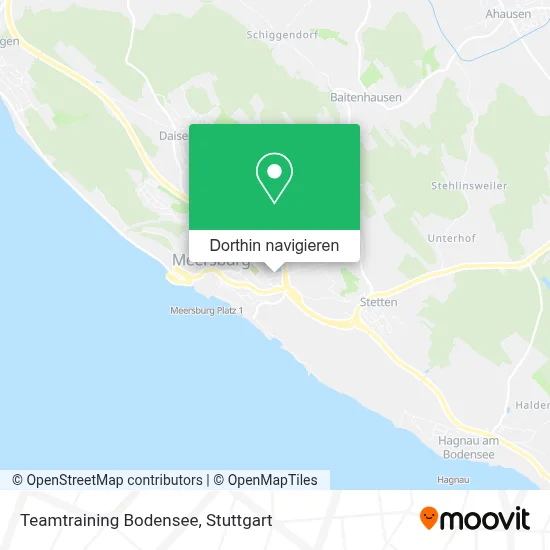 Teamtraining Bodensee Karte