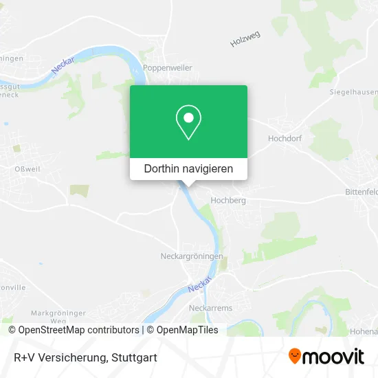 R+V Versicherung Karte