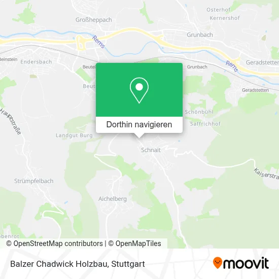 Balzer Chadwick Holzbau Karte