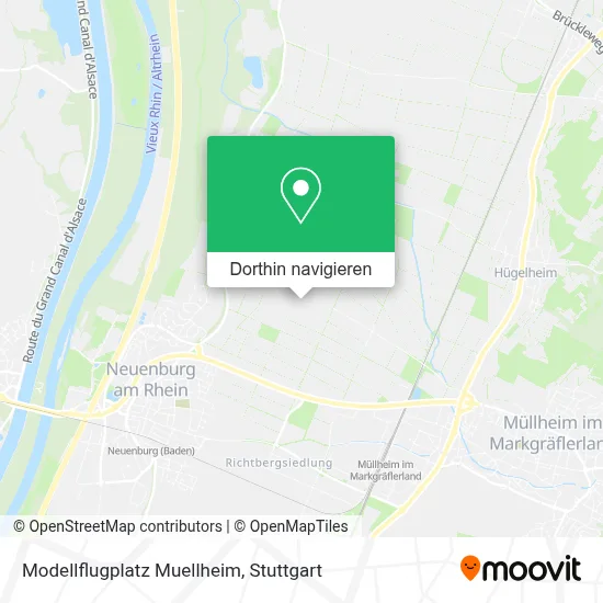 Modellflugplatz Muellheim Karte