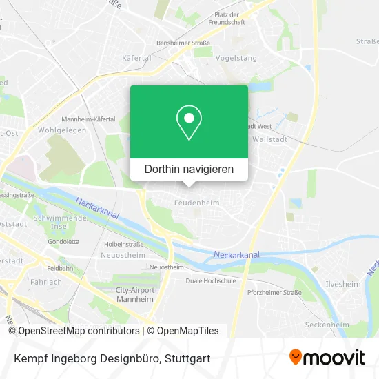 Kempf Ingeborg Designbüro Karte