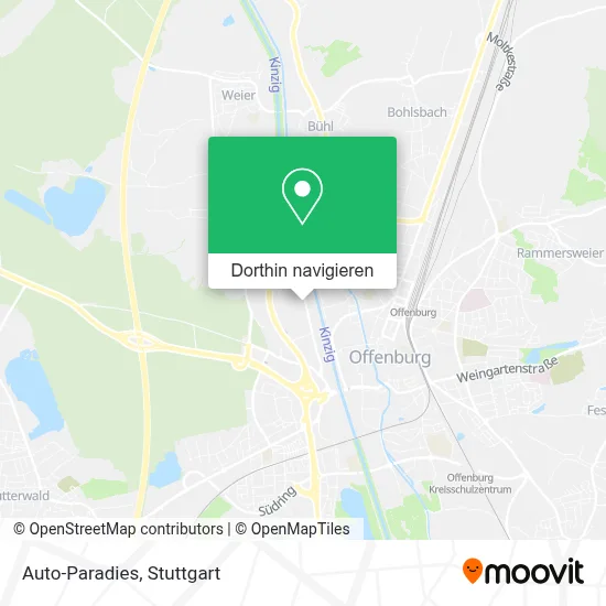 Auto-Paradies Karte