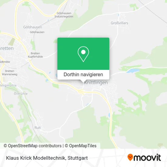 Klaus Krick Modelltechnik Karte