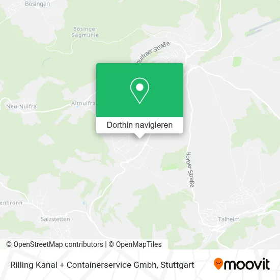 Rilling Kanal + Containerservice Gmbh Karte