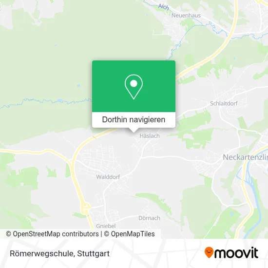 Römerwegschule Karte