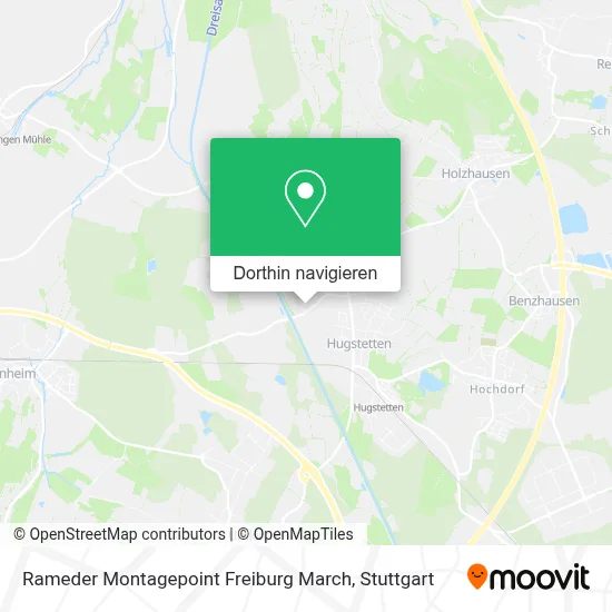 Rameder Montagepoint Freiburg March Karte