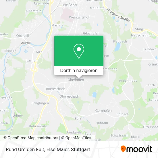 Rund Um den Fuß, Else Maier Karte