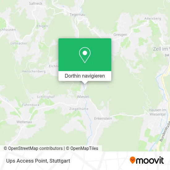 Ups Access Point Karte