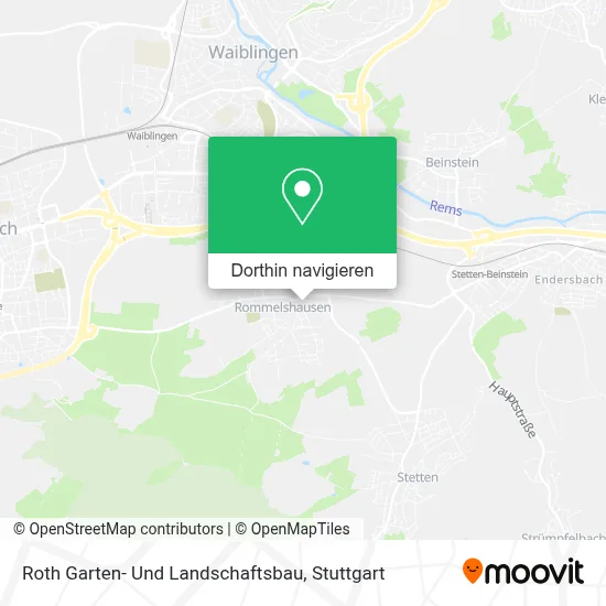 Roth Garten- Und Landschaftsbau Karte