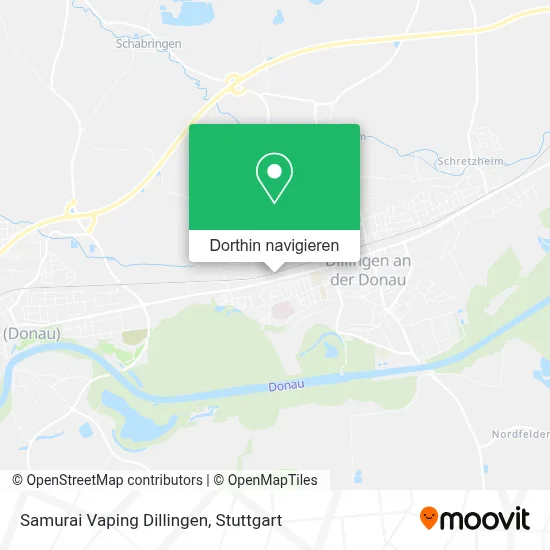 Samurai Vaping Dillingen Karte